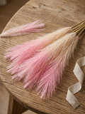 3 Pcs Faux Pampas Grass Small Artificial Flowers , 41 CM  [ NO VASE ]