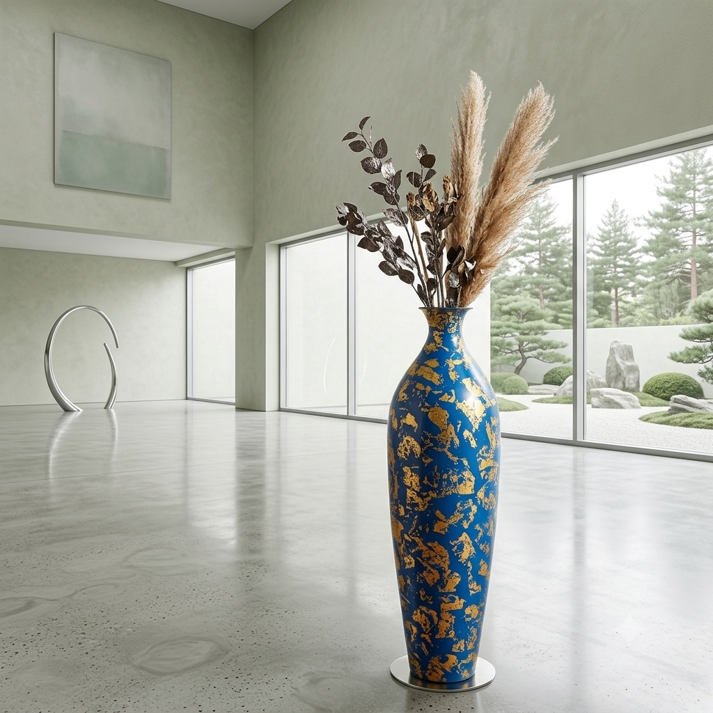 Unbreakable Flower Vase Metallic (25 inch)