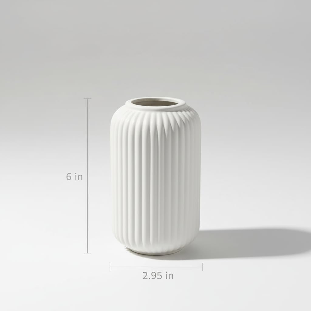 Ceramic Stripline Vase